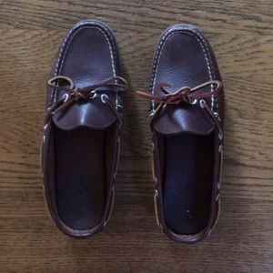 L.L. Bean leather boat shoes